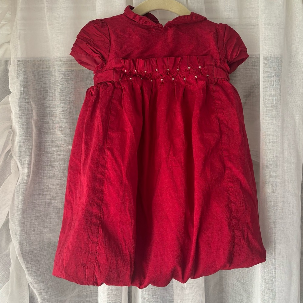 Janie and Jack red embellished dress